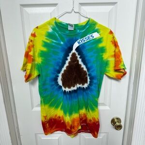 Hersheys KISSES Tie Dye T-shirt Medium